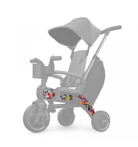 Doona - Naklejki na rowerek Liki Trike Sticker Bomb